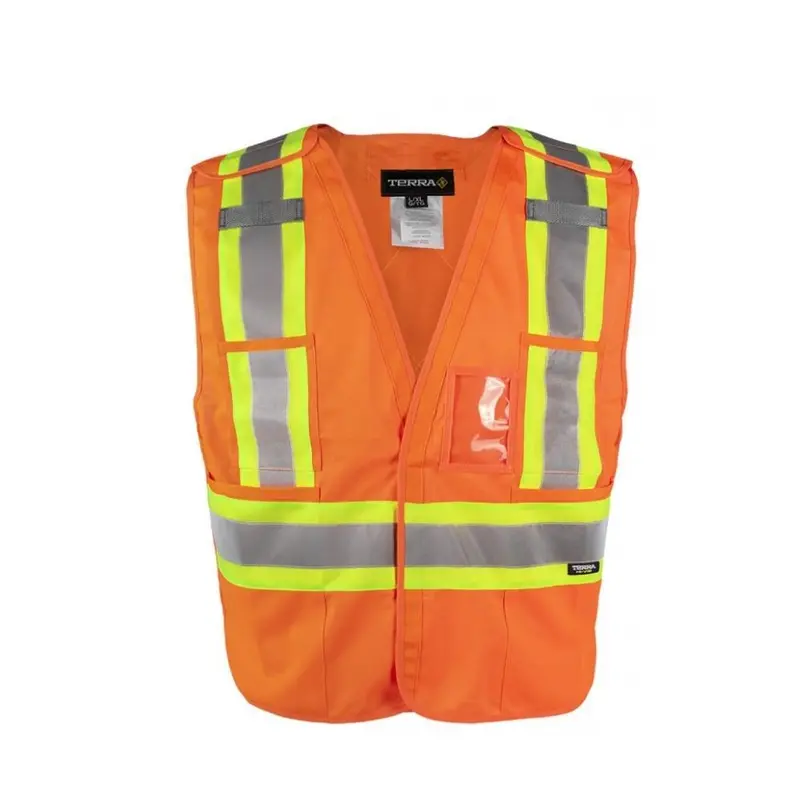 Terra Hi-Vis Tear Away Vest - Orange 116600Or 1