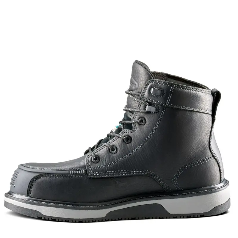 Terra Ironstone Men's 6" Waterproof Composite Toe Work Boot 839Gbk - Black 3