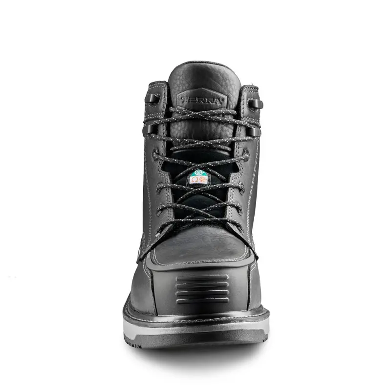 Terra Ironstone Men's 6" Waterproof Composite Toe Work Boot 839Gbk - Black 7