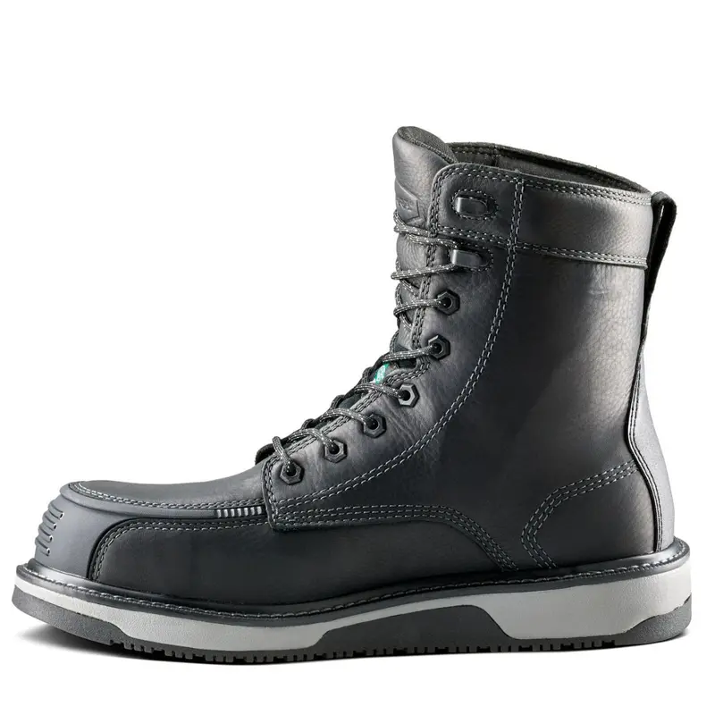 Terra Ironstone Men's 8" Waterproof Composite Toe Work Boot 839Fbk - Black 5