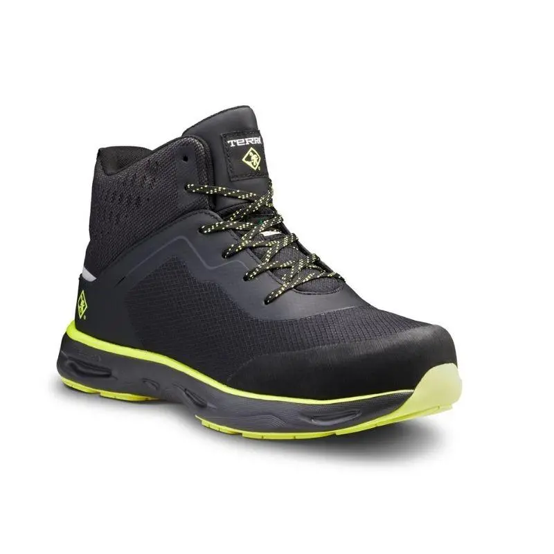 Terra Lites Mid Tr0a4nrta35 Unisex Composite Toe Athletic Safety Shoe - Black/Lime 1