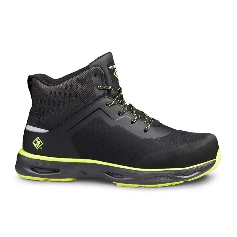 Terra Lites Mid Tr0a4nrta35 Unisex Composite Toe Athletic Safety Shoe - Black/Lime 3