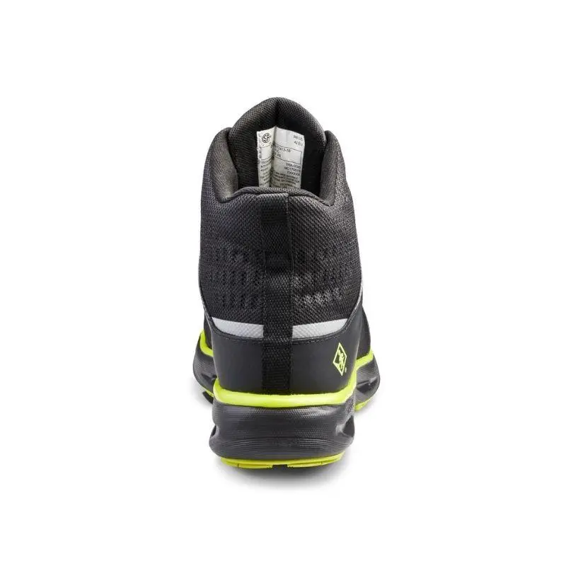 Terra Lites Mid Tr0a4nrta35 Unisex Composite Toe Athletic Safety Shoe - Black/Lime 5
