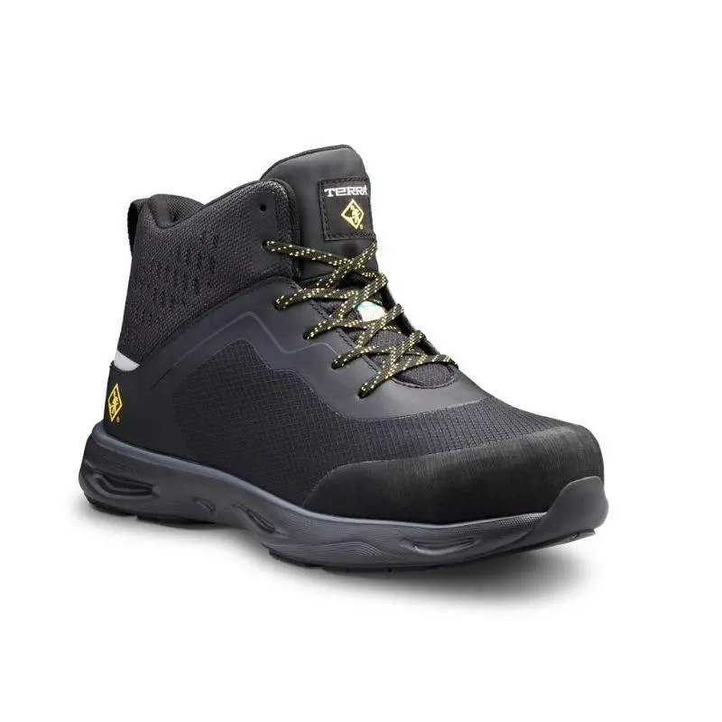 Terra Lites Mid Tr0a4nrtblk Unisex Composite Toe Athletic Safety Shoe - Black 2