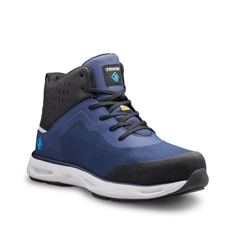 Terra Lites Mid Tr0a4ns3ie0 Sd Unisex Composite Toe Athletic Safety Shoe - Blue 1