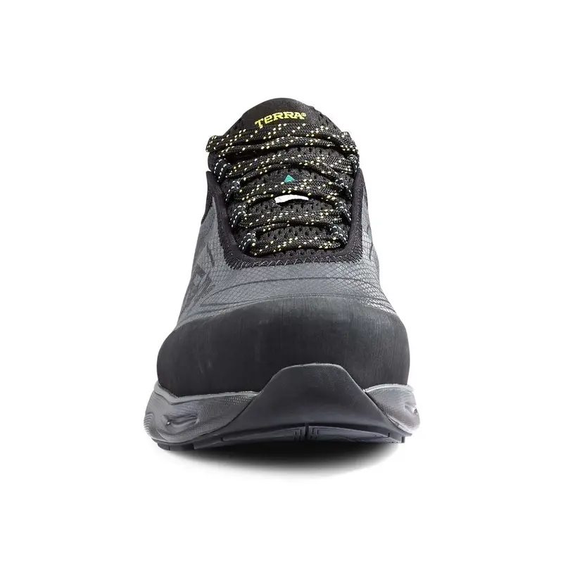 Terra Lites Unisex Composite Toe Athletic Safety Shoe Tr0a4nrbbg - Black/Grey 6