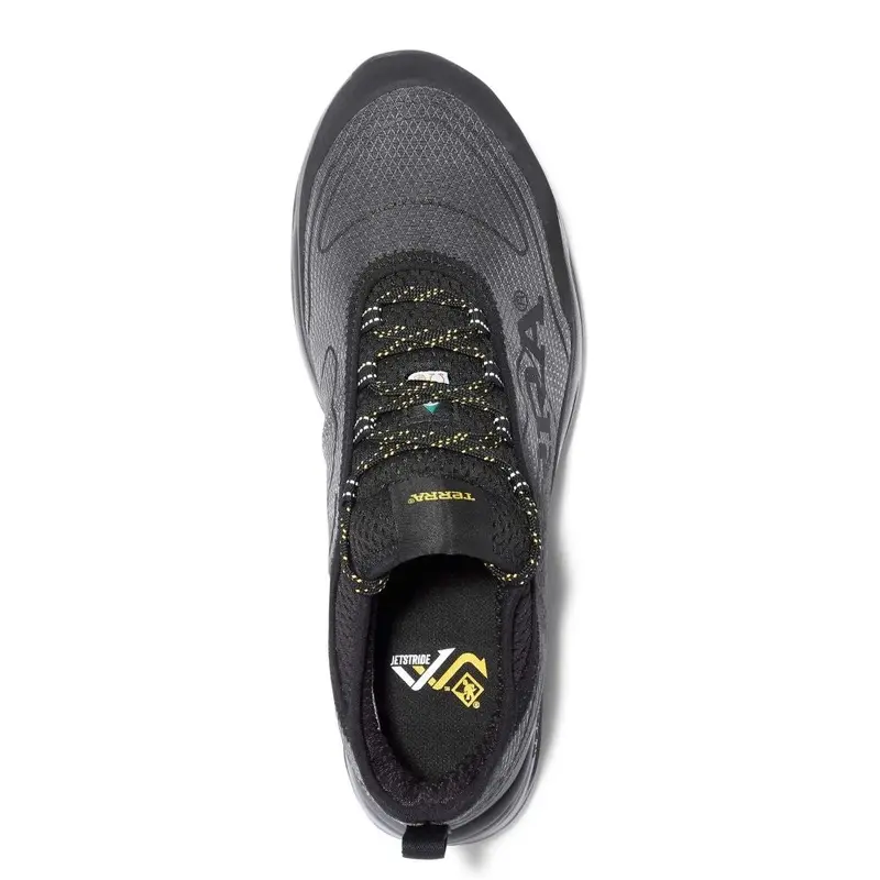 Terra Lites Unisex Composite Toe Athletic Safety Shoe Tr0a4nrbbg - Black/Grey 7