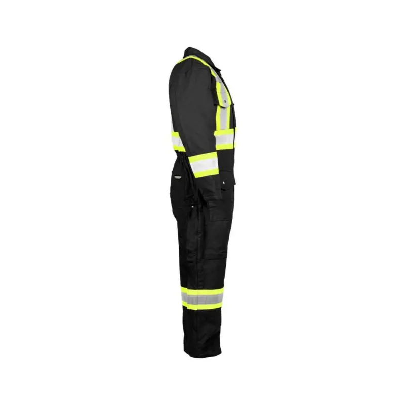 Terra Men's High Visibility Insulated Coverall 116571Bk - Black 3