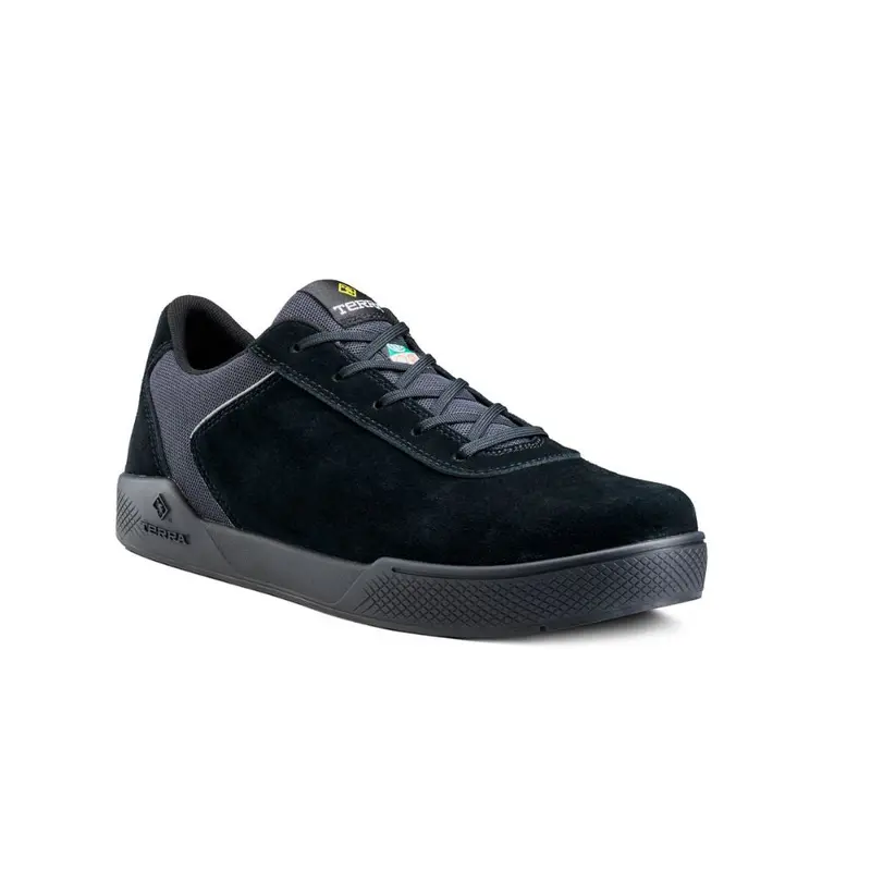 Terra Mullen Men's Aluminum Toe Athletic Skate Safety Shoe Tr0a838yb16 - Black 1