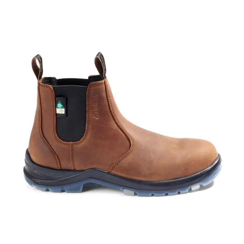 Terra Murphy Unisex 6" Composite Toe Slip On Work Boot Tr0a4nrfbrn - Brown 2