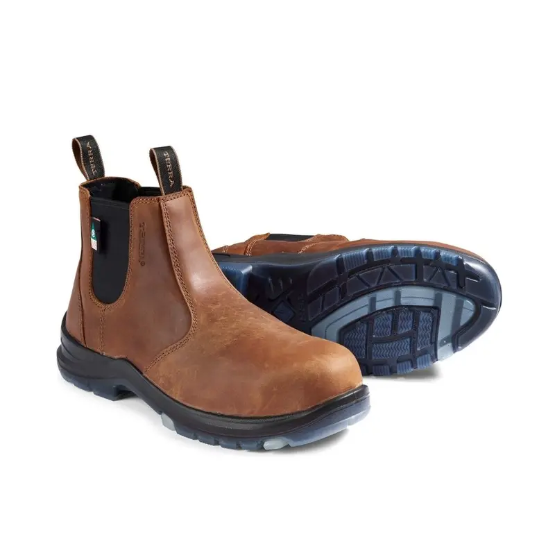 Terra Murphy Unisex 6" Composite Toe Slip On Work Boot Tr0a4nrfbrn - Brown 4