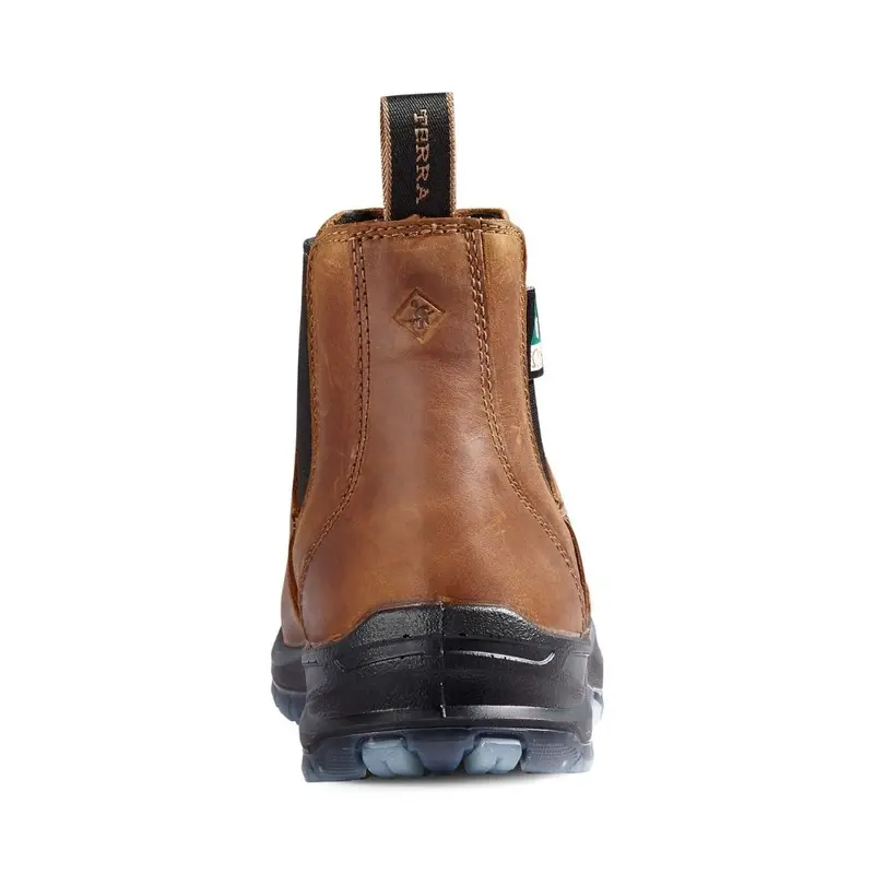 Terra Murphy Unisex 6" Composite Toe Slip On Work Boot Tr0a4nrfbrn - Brown 7