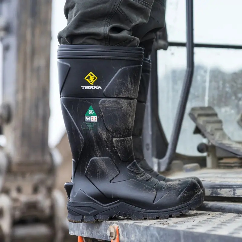 Terra Narvik Composite Toe Rubber Work Boot With Internal Metguard 113001 1