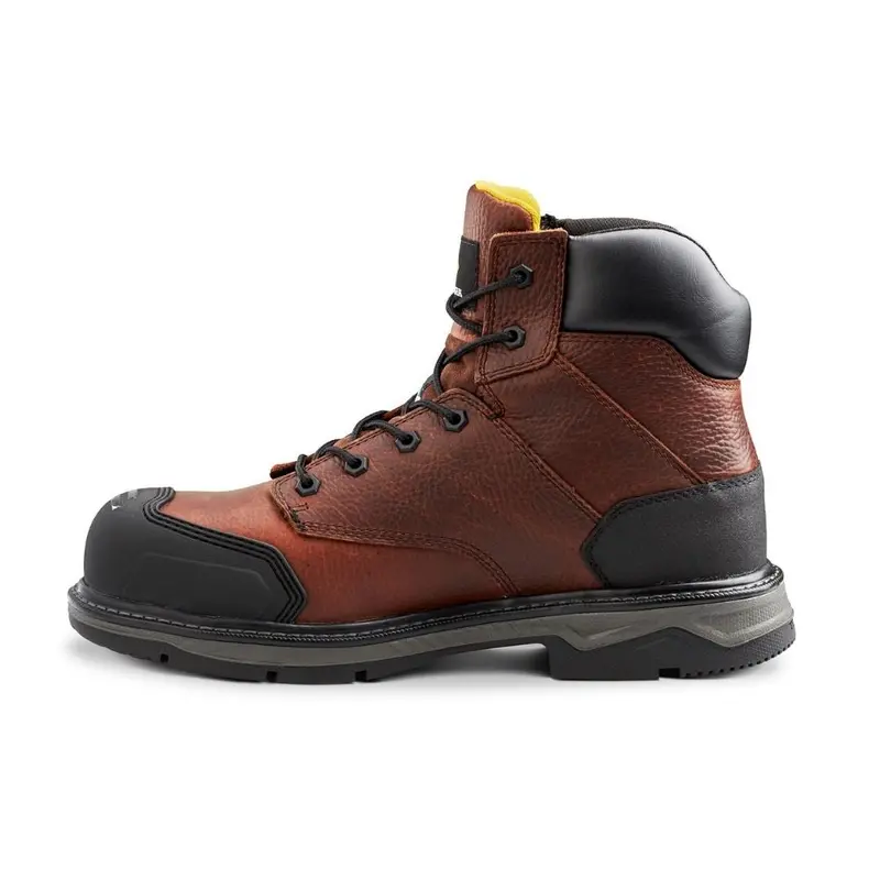Terra Patton Tr0a4ns6brn Unisex 6" Steel Toe Work Safety Csa Boot - Brown 3