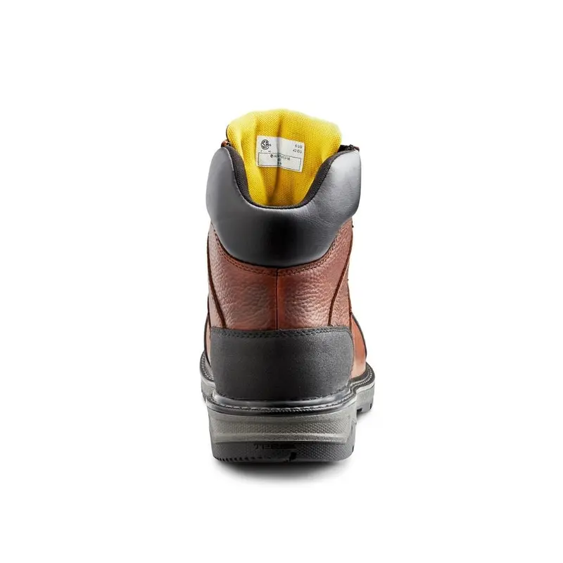 Terra Patton Tr0a4ns6brn Unisex 6" Steel Toe Work Safety Csa Boot - Brown 5