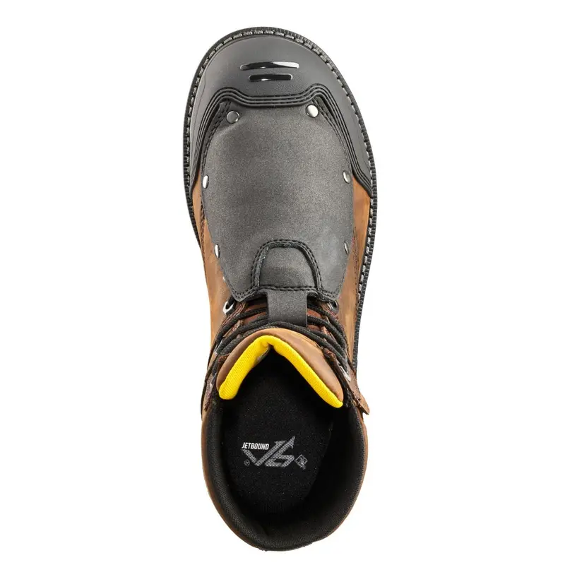 Terra Patton Unisex 8" Aluminum Toe External Met Guard Safety Csa Boot 1314Db - Dark Brown 5