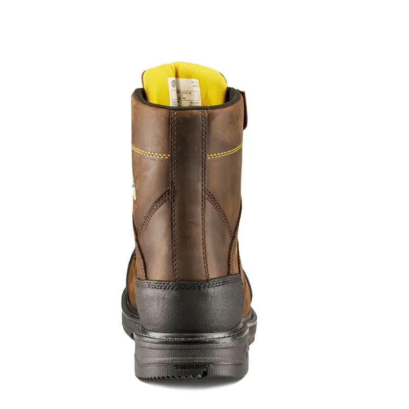 Terra Patton Unisex 8" Aluminum Toe External Met Guard Safety Csa Boot 1314Db - Dark Brown 6