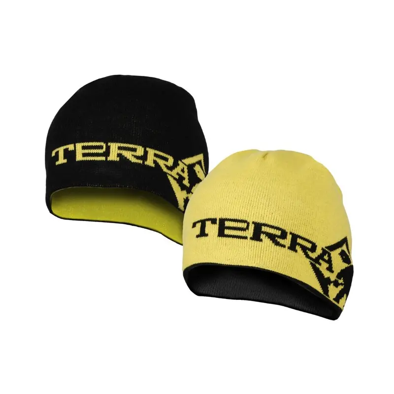Terra Reversible Beanie - Black/Yellow 1