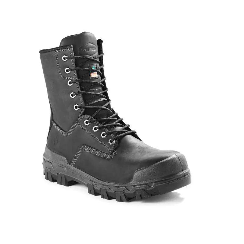 Terra Sentry 2020 Men's 8" Composite Toe Work Boot With Bumper Toe Tr0a4nq9blk - Black 1