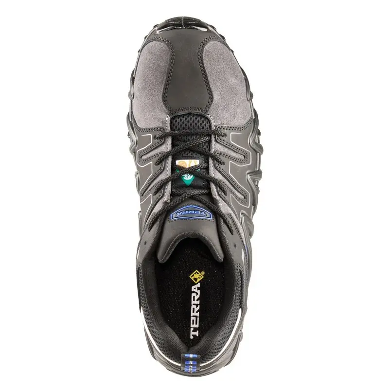 Terra Spider 3.0 Unisex Lightweight Composite Toe Work Shoe 1091Bg - Black/Grey 8