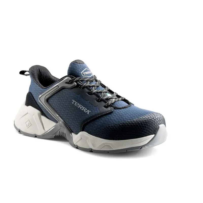 Terra Vector 1276Nv Unisex Composite Toe Athletic Safety Shoe - Navy 1