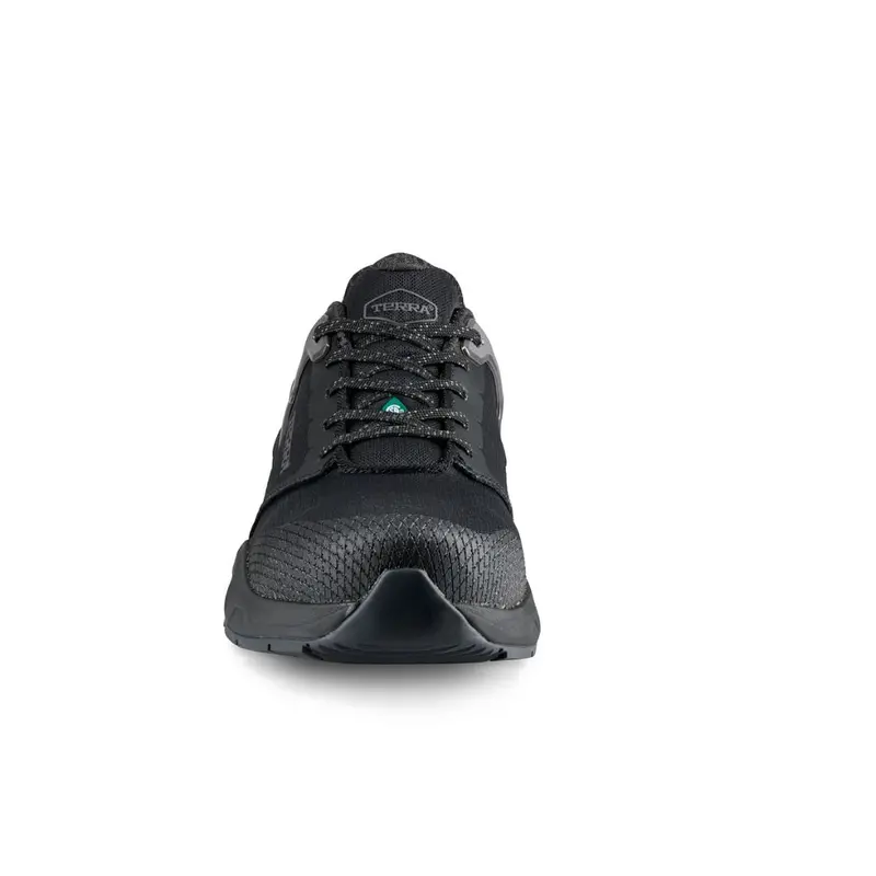 Terra Vector 1298Bk Unisex Composite Toe Sd+ Athletic Safety Shoe - Black 9