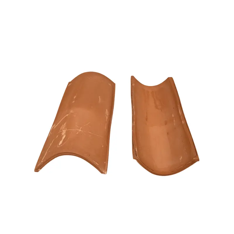 Terracotta Clay Roof Tiles | Two-Piece Spanish Barrel Tile 1