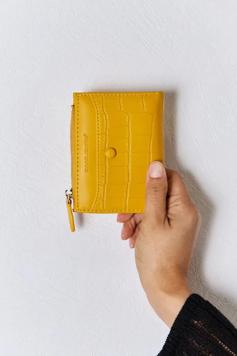 Texture Pu Leather Mini Wallet 1