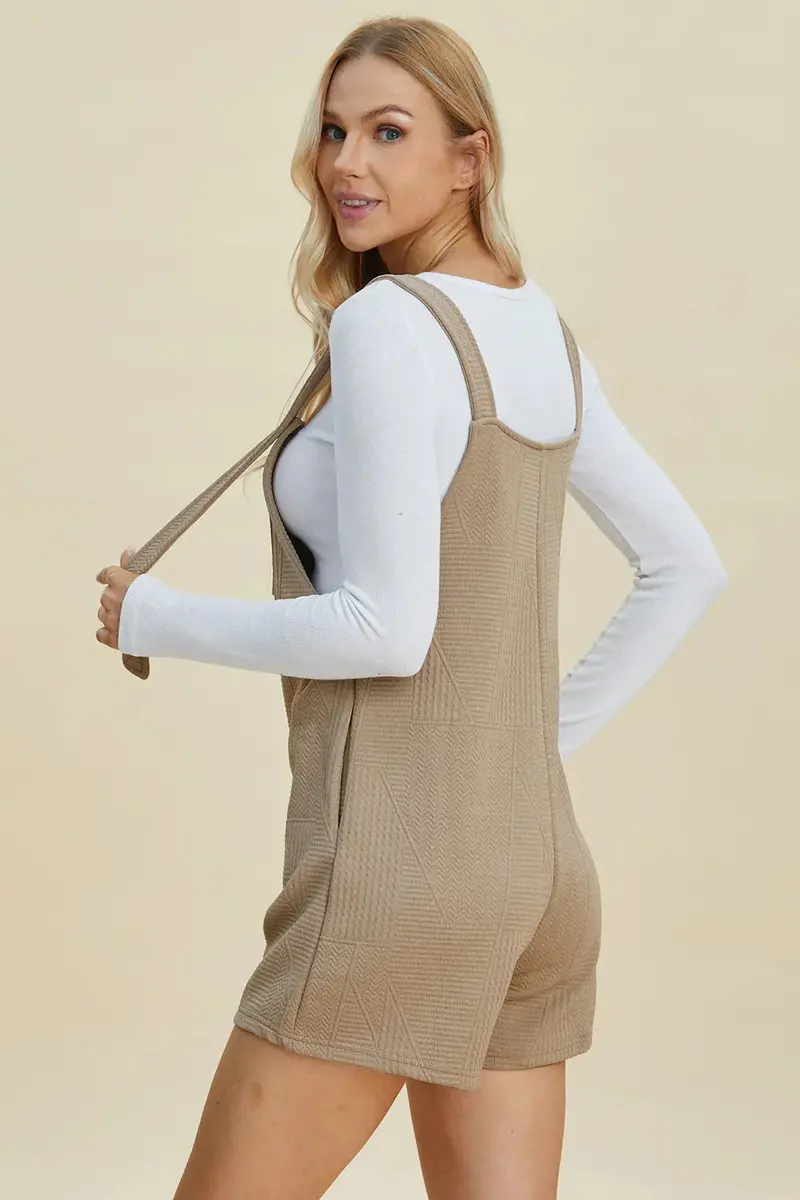 Texture Sleeveless Romper 12