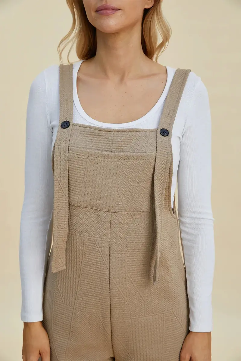 Texture Sleeveless Romper 14