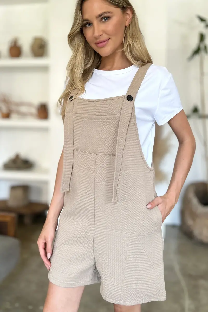 Texture Sleeveless Romper 5