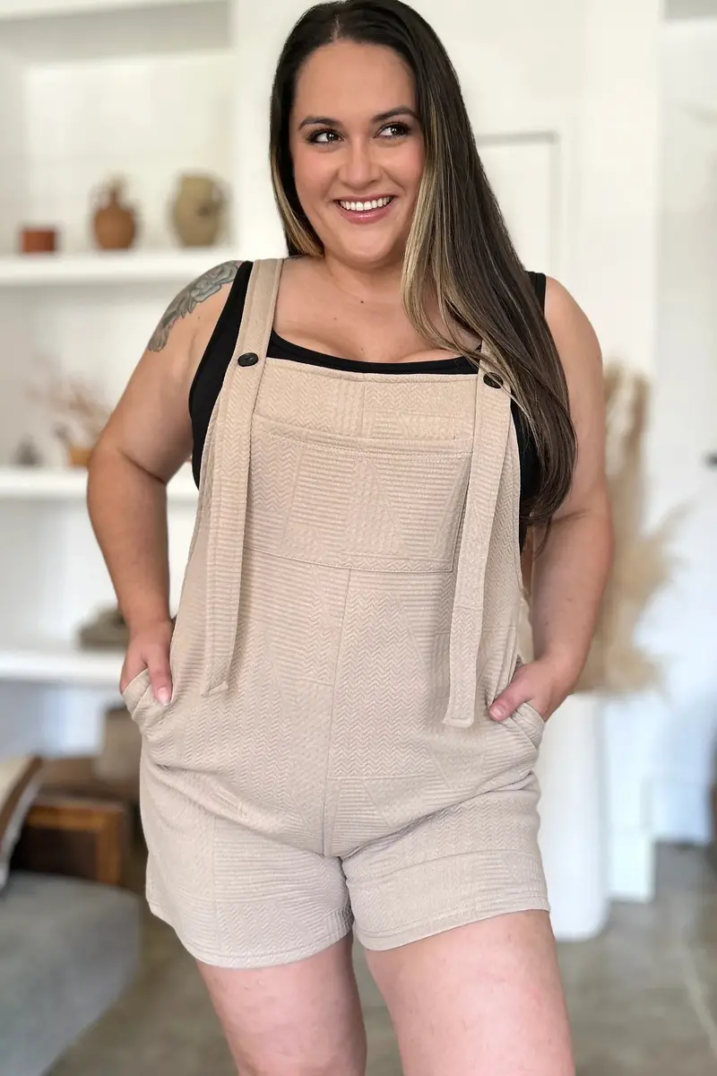 Texture Sleeveless Romper 6