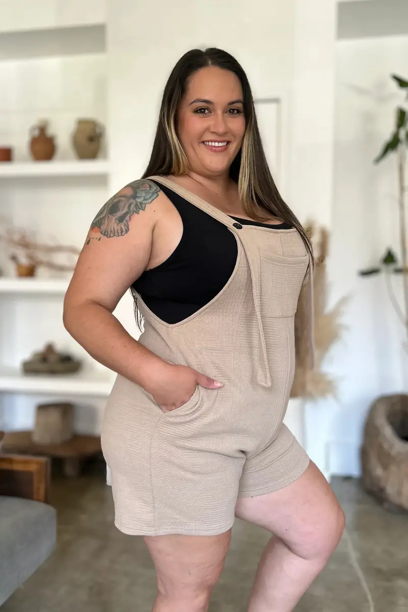 Texture Sleeveless Romper 7