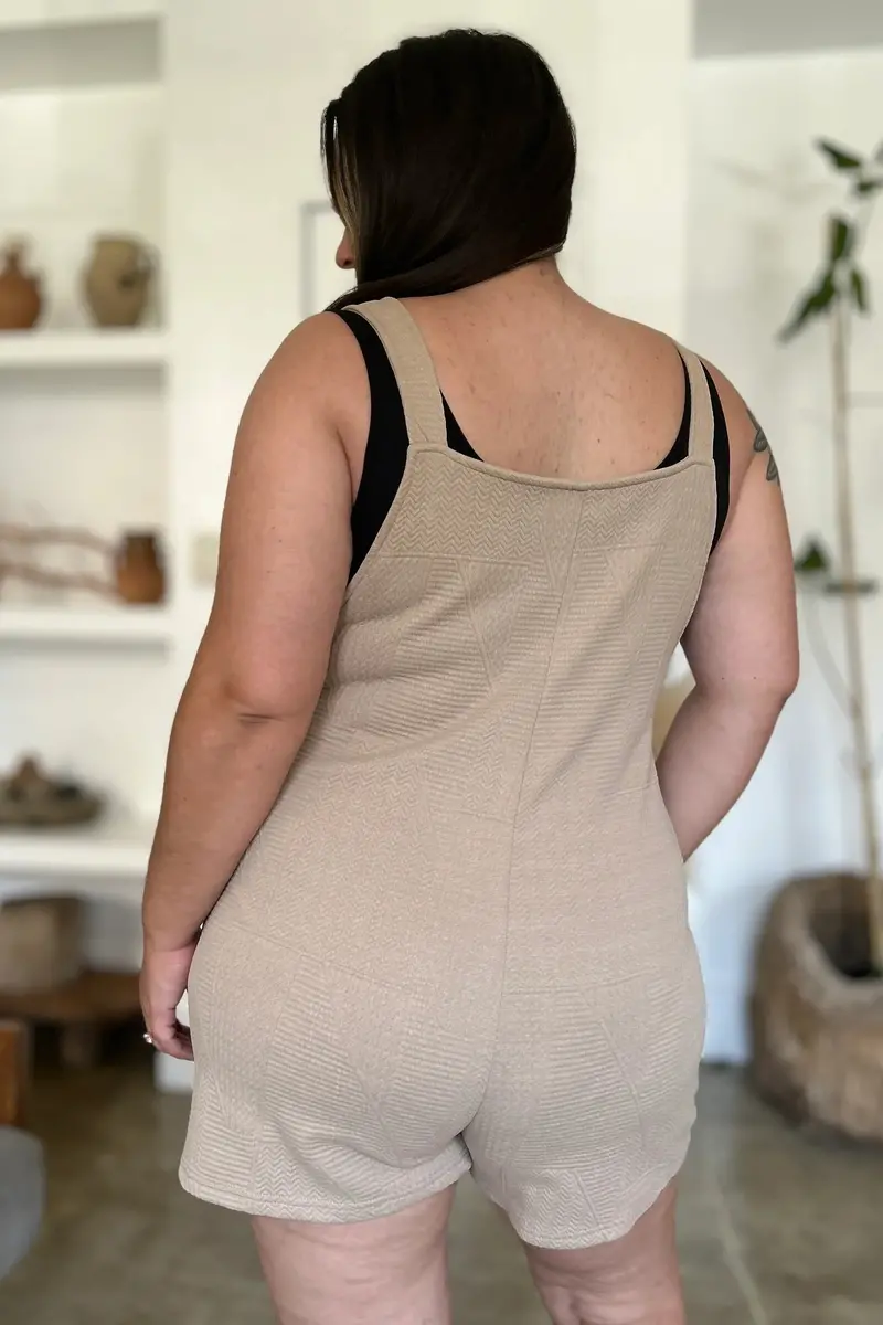 Texture Sleeveless Romper 8