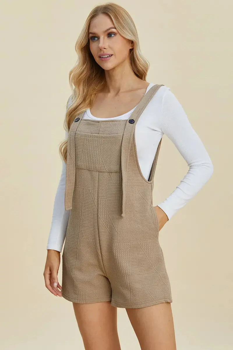 Texture Sleeveless Romper 9