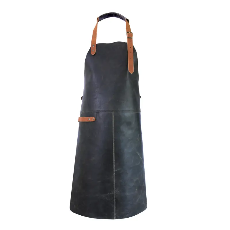 "The Essential" Leather Bbq Apron 4