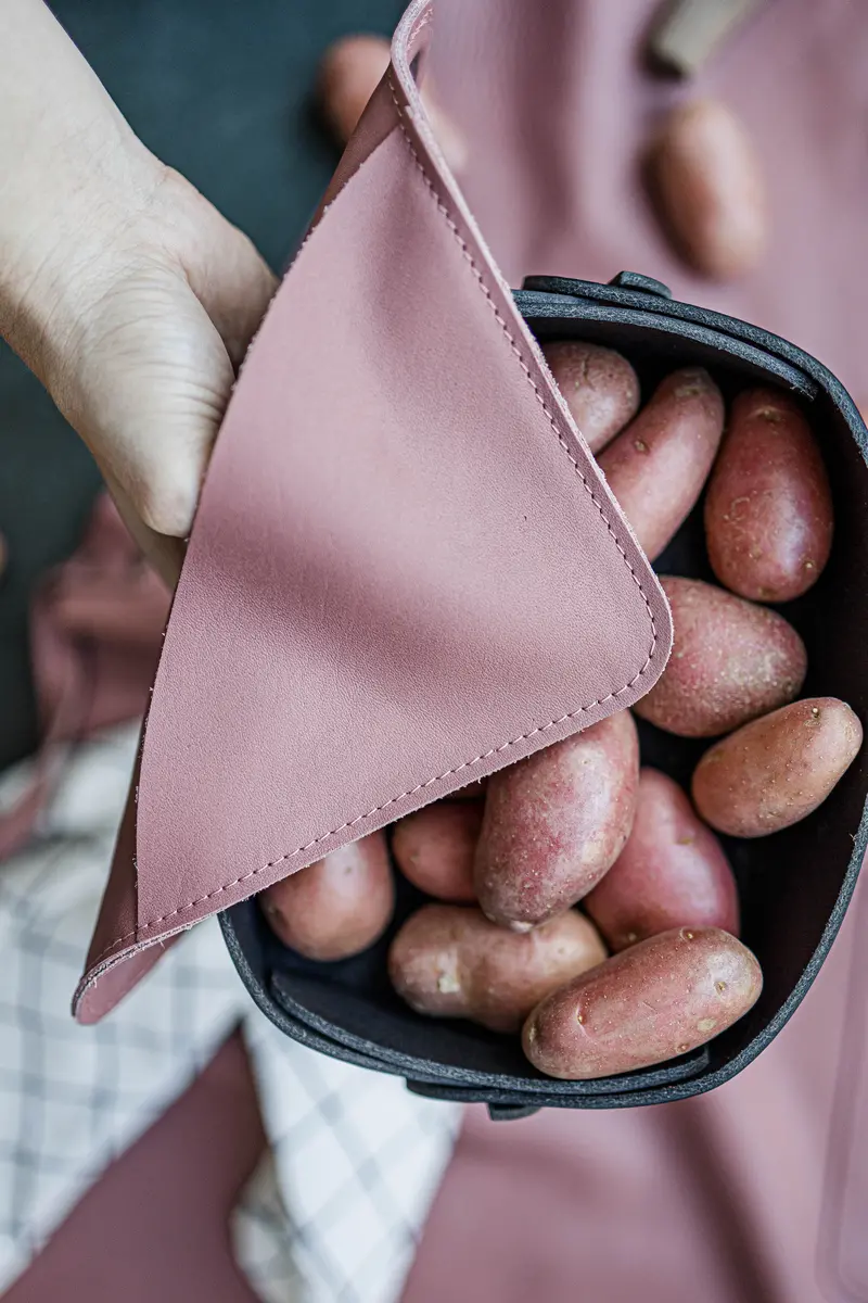 "The Identity Potholder" Leather Potholder 6