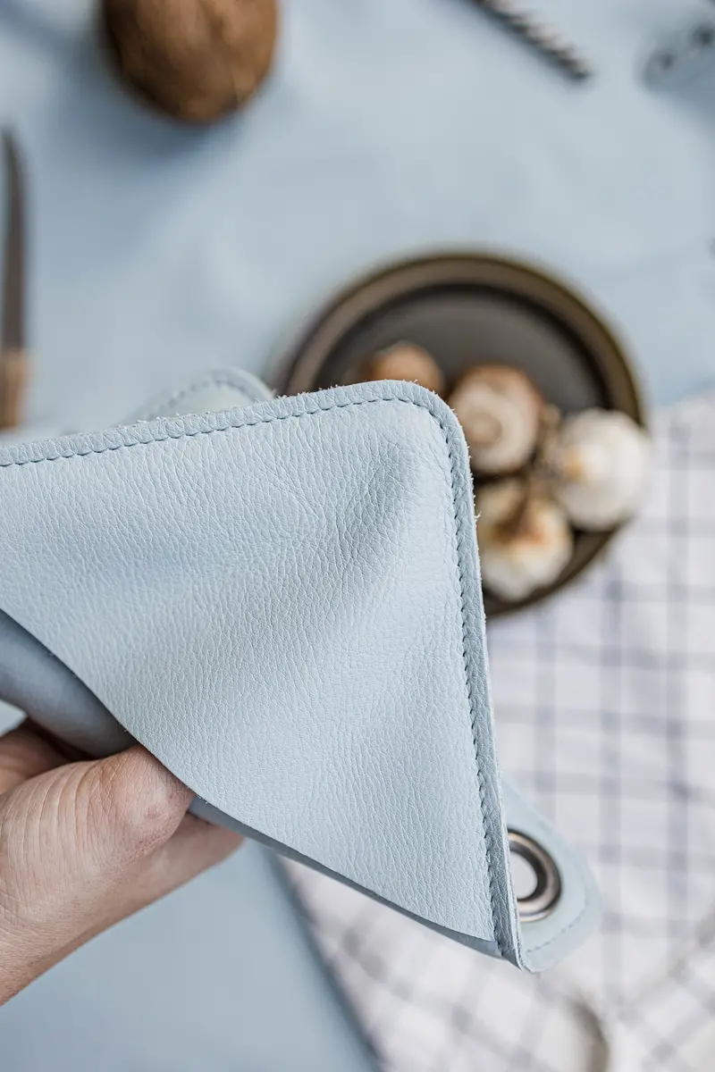 "The Identity Potholder" Leather Potholder 6