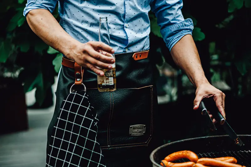 "The Premium Bistro" - Leather Waist Apron 2