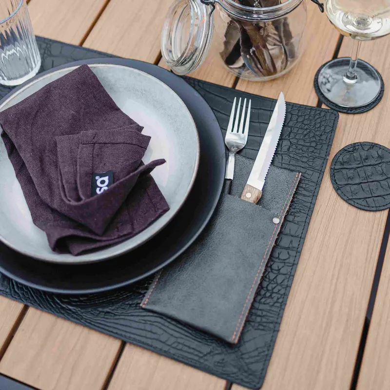 "The Premium Cutlery Pouches" 4-Pc Set 1