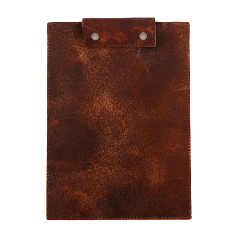 "The Raw Clipboard A4" Leather Clipboard Menu Holder 2