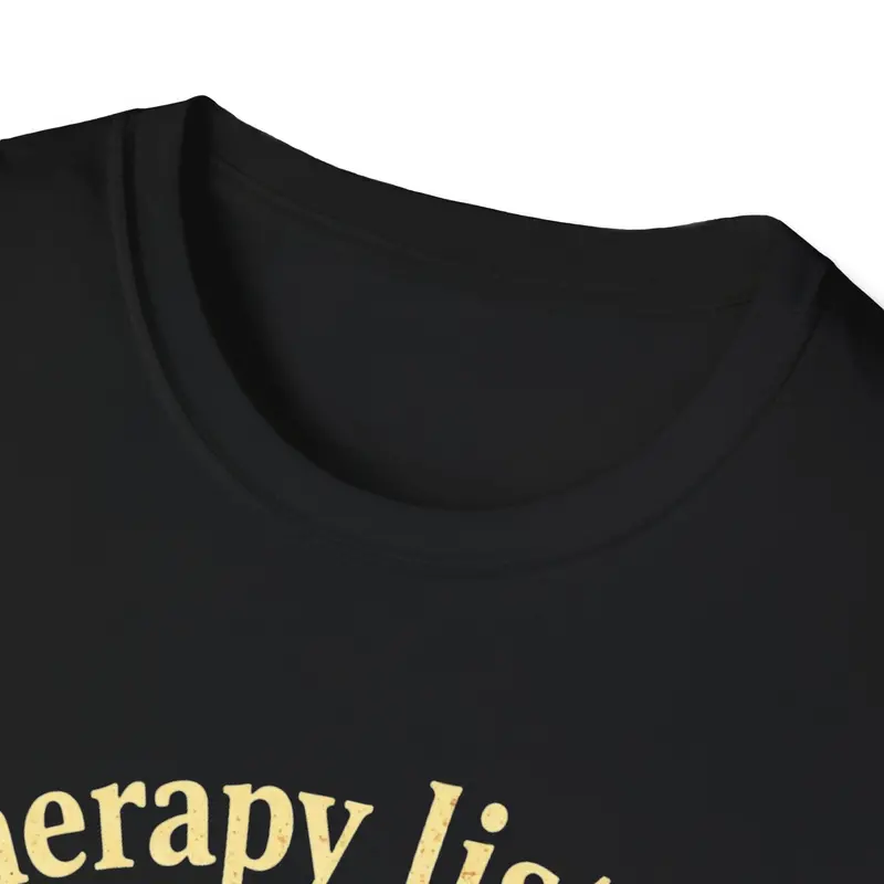 Therapy Listens Beer Understands Cotton Tshirt 11