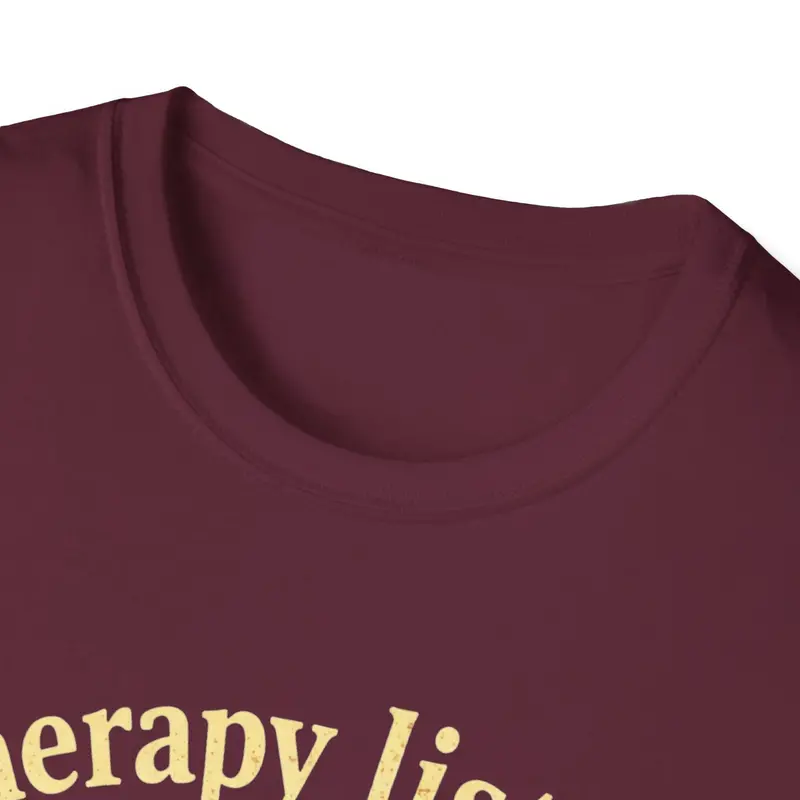 Therapy Listens Beer Understands Cotton Tshirt 16
