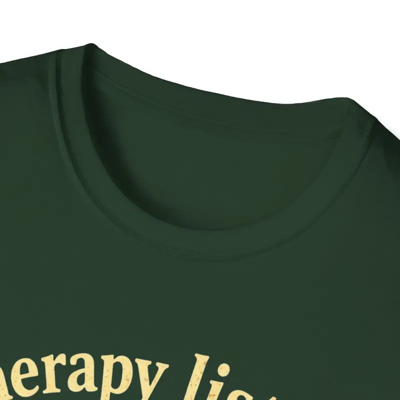 Therapy Listens Beer Understands Cotton Tshirt 19