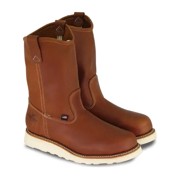 Thorogood 11" Tobacco Leather  Soft Toe Pull-On 814-4208 1
