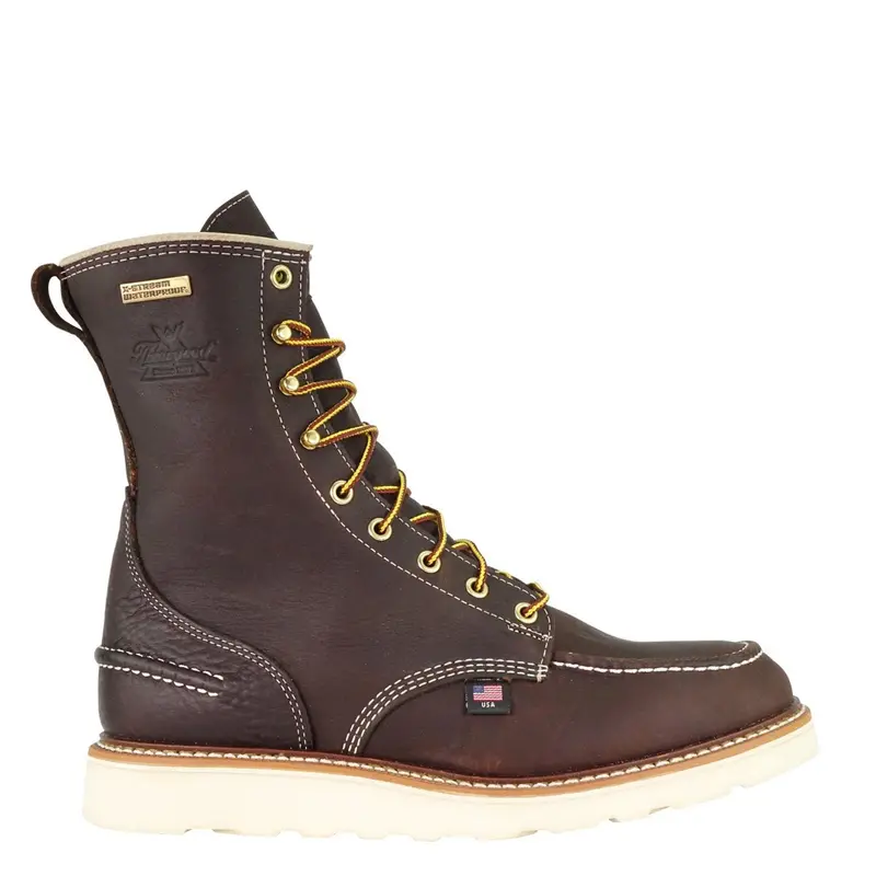 Thorogood 1957 Series Waterproof 8″ Briar Pitstop Moc Toe Maxwear Wedge™ #814-3800 1