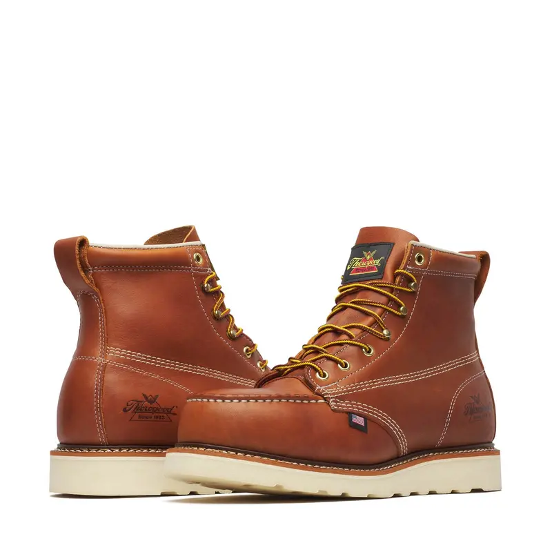 Thorogood 6" Moc Safety Steel Toe Work Boot #804-4200 2
