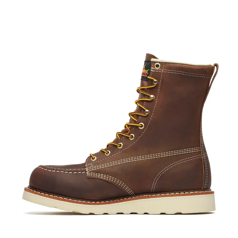 Thorogood 8" Crazyhorse Moc Toe Safety Boots #804-4478 4