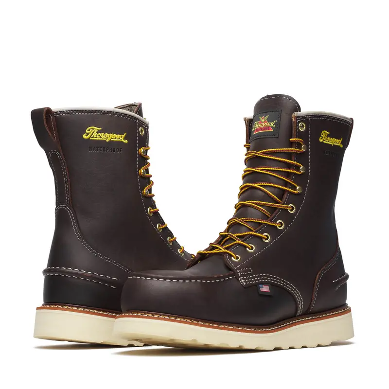 Thorogood 8" Moc Steel Toe Waterproof Boot #804-3800 4