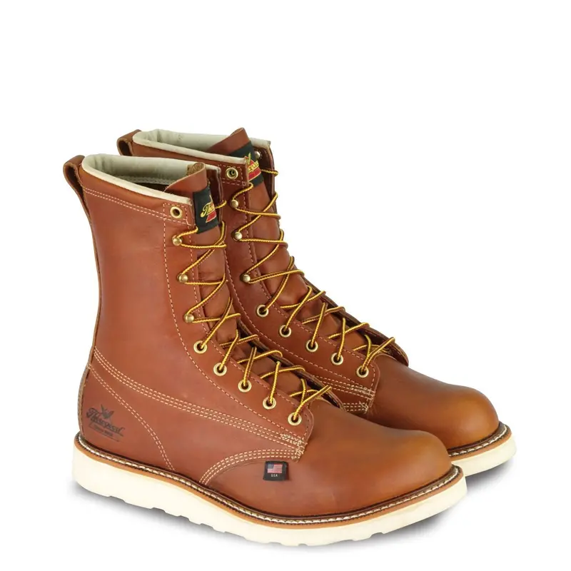 Thorogood 8" Plain Soft Toe Work Boot #814-4364 1
